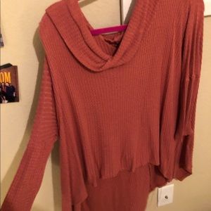 Orange Knit Shirt